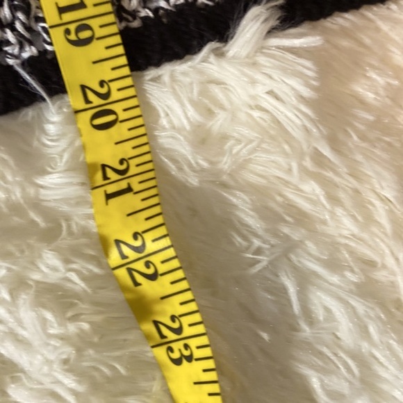 NORTON MCNAUGHTON LOOSE KNIT BLACK and WHITE CREW NECK SWEATER Size L GUC - Picture 7 of 9